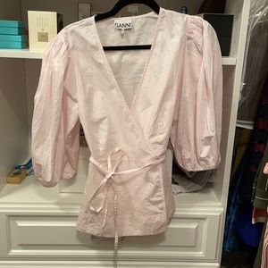Wrap top made by Ganni